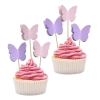 Topper pikery urodzinowe motylki  6szt